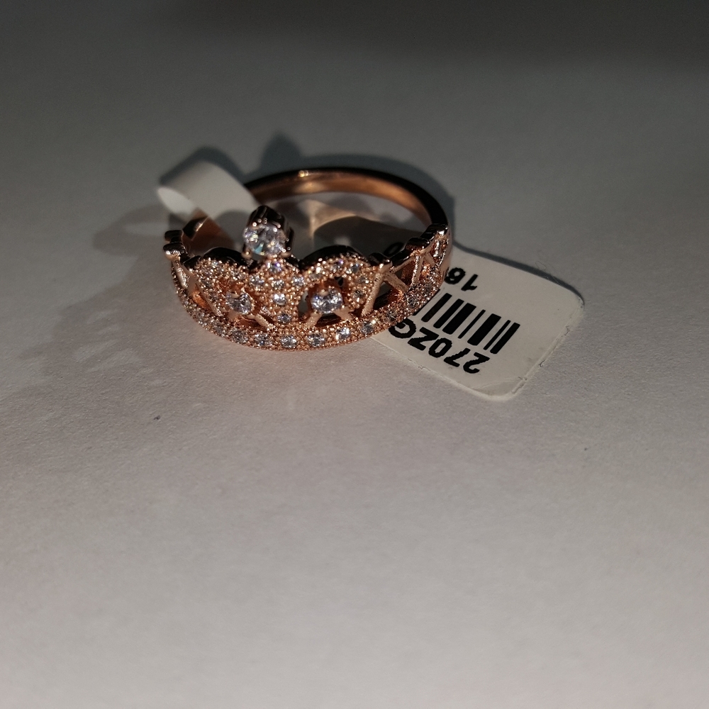 Rose gold and gemstone ring